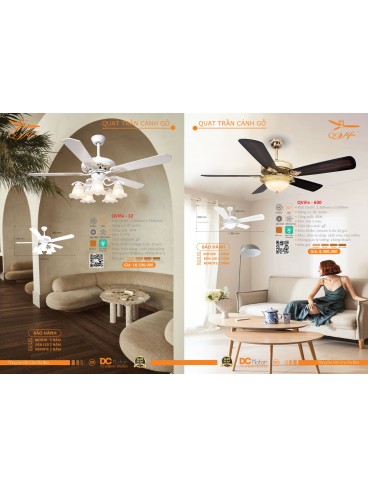 CATALOGUE QUẠT TRẦN PTH VIFA 2026