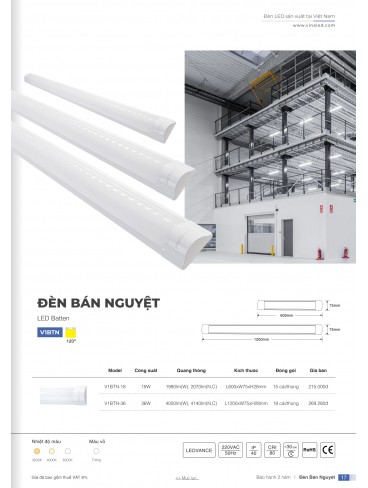 CATALOGUE ĐÈN VINALED 2025 - 2026