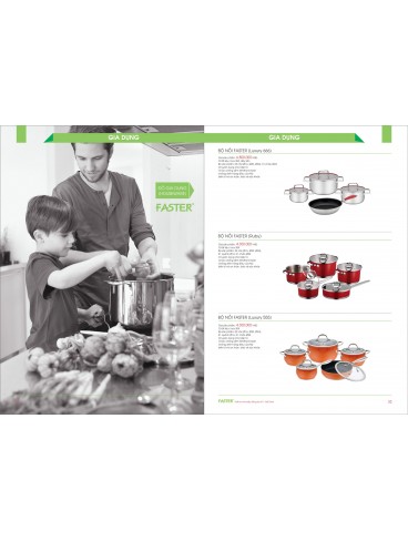CATALOGUE THIẾT BỊ BẾP FASTER 2026