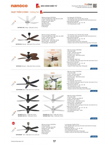 CATALOGUE THIẾT BỊ ĐIỆN PANASONIC & NANOCO T10.2026