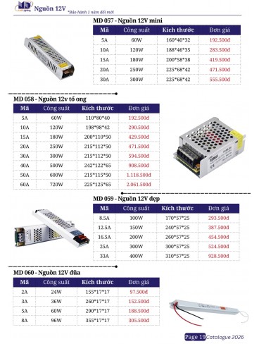 CATALOGUE MD LIGHTING 2026