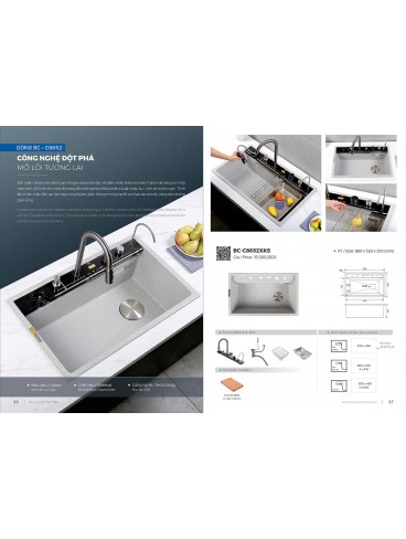 CATALOGUE BỒN RỬA CHÉN BOSSCO
