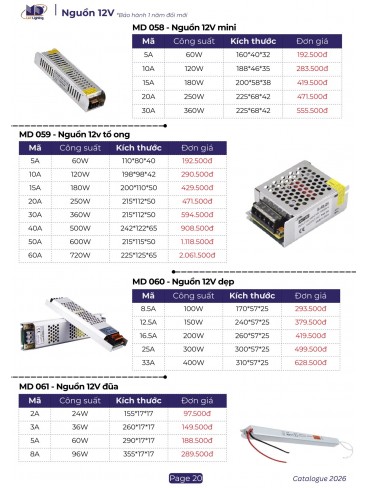 CATALOGUE MD LIGHTING T08.2026