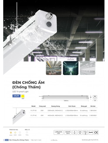 CATALOGUE ĐÈN VINALED 2025 - 2026