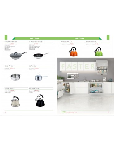 CATALOGUE THIẾT BỊ BẾP FASTER 2026