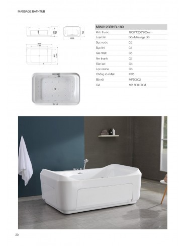 CATALOGUE BỒN TẮM MOWOEN 2026