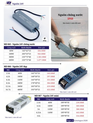 CATALOGUE MD LIGHTING 2026