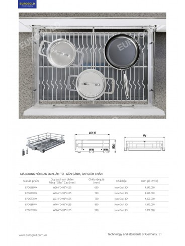 CATALOGUE PHỤ KIỆN BẾP EUROGOLD 2026