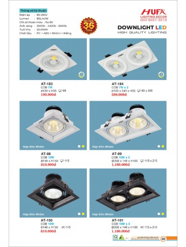 ĐÈN LED HUFA 2027