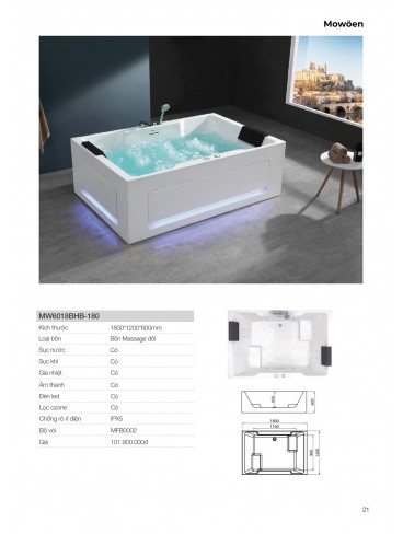 CATALOGUE BỒN TẮM MOWOEN 2026