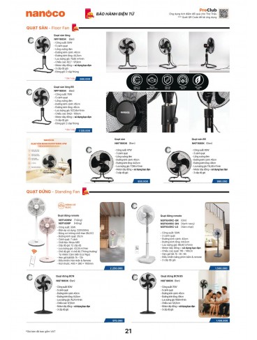 CATALOGUE THIẾT BỊ ĐIỆN PANASONIC & NANOCO T10.2026