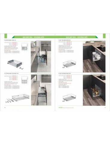CATALOGUE THIẾT BỊ BẾP FASTER 2026