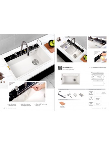 CATALOGUE BỒN RỬA CHÉN BOSSCO