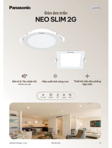 CATALOGUE ĐÈN PANASONIC THÁNG 06 - 2026