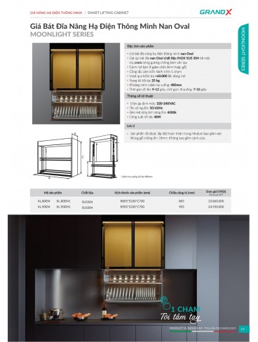 CATALOGUE THIẾT BỊ PHỤ KIỆN BẾP GRANDX 2026