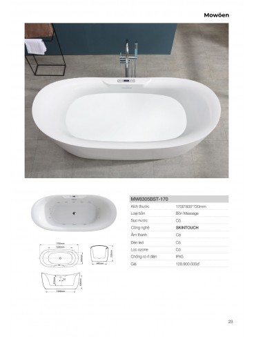 CATALOGUE BỒN TẮM MOWOEN 2026