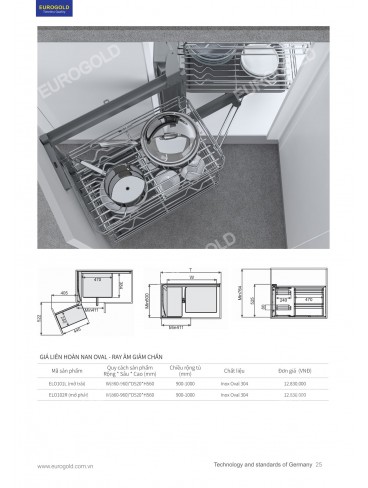 CATALOGUE PHỤ KIỆN BẾP EUROGOLD 2026