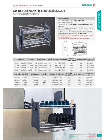 CATALOGUE THIẾT BỊ PHỤ KIỆN BẾP GRANDX 2026