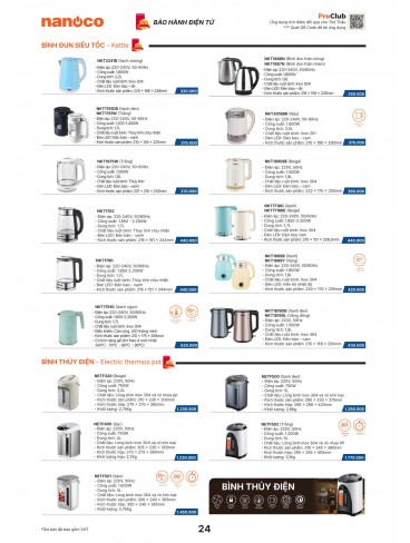 CATALOGUE THIẾT BỊ ĐIỆN PANASONIC & NANOCO T10.2026