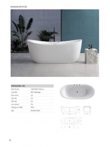 CATALOGUE BỒN TẮM MOWOEN 2026