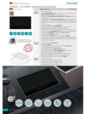 CATALOGUE THIẾT BỊ THIẾT BỊ BẾP GRANDX 2026