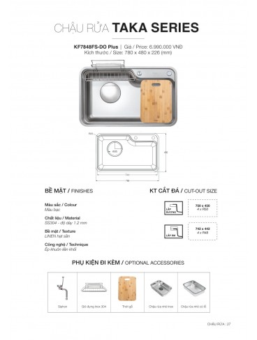 CATALOGUE CHẬU RỬA CHÉN KLUGER 2026