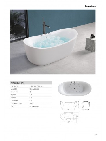 CATALOGUE BỒN TẮM MOWOEN 2026