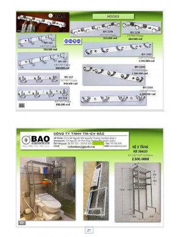 CATALOGUE INOX BẢO THÁNG 2/2026