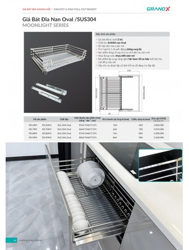 CATALOGUE THIẾT BỊ PHỤ KIỆN BẾP GRANDX 2026