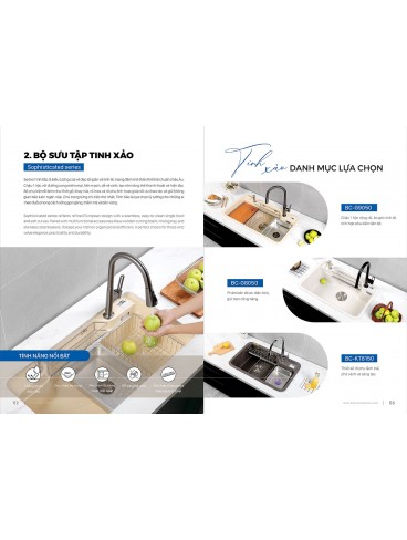 CATALOGUE BỒN RỬA CHÉN BOSSCO