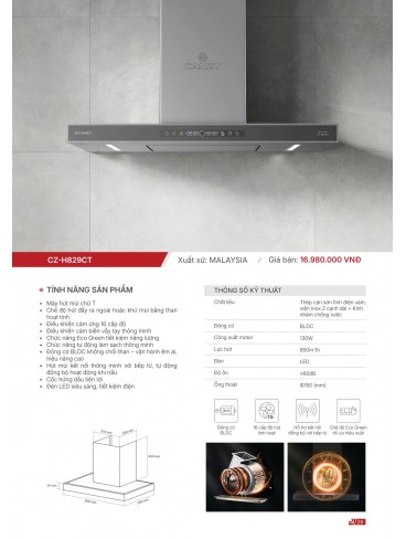 CATALOGUE THIẾT BỊ BẾP CANZY 2026