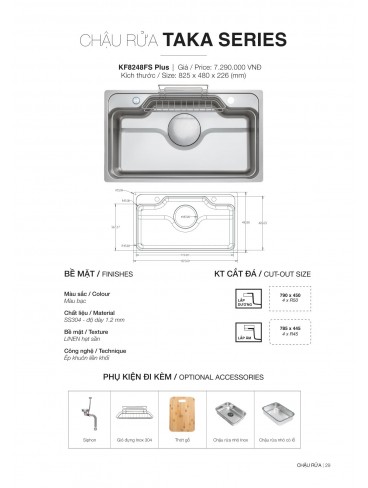 CATALOGUE CHẬU RỬA CHÉN KLUGER 2026