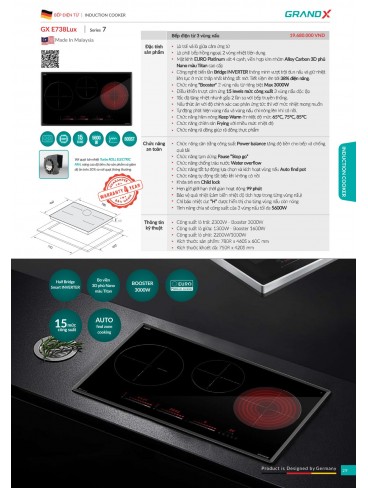 CATALOGUE THIẾT BỊ THIẾT BỊ BẾP GRANDX 2026