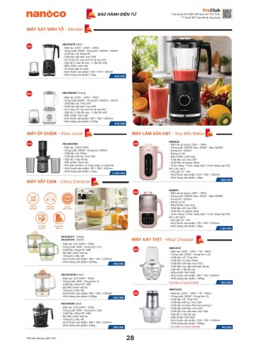 CATALOGUE THIẾT BỊ ĐIỆN PANASONIC & NANOCO T10.2026