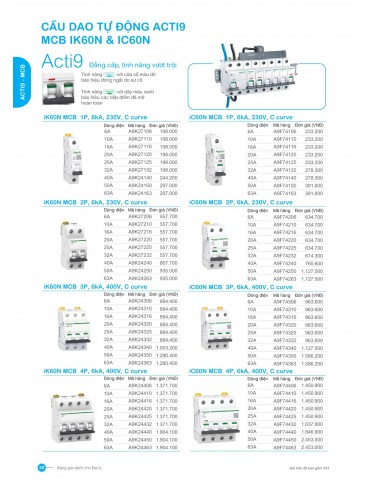 CATALOGUE SCHNEIDER THÁNG 01-2025