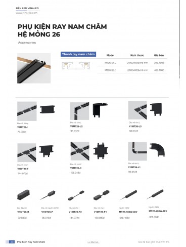 CATALOGUE ĐÈN VINALED 2025 - 2026