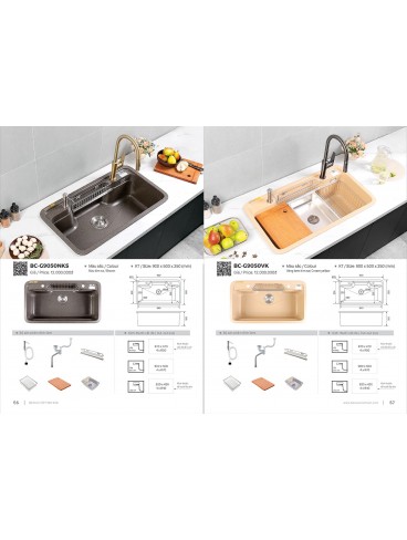 CATALOGUE BỒN RỬA CHÉN BOSSCO