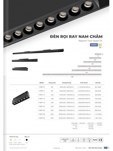CATALOGUE ĐÈN VINALED 2025 - 2026