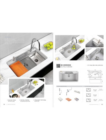CATALOGUE BỒN RỬA CHÉN BOSSCO