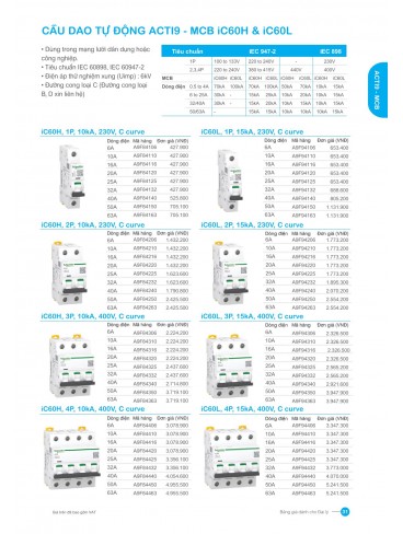 CATALOGUE SCHNEIDER THÁNG 01-2025