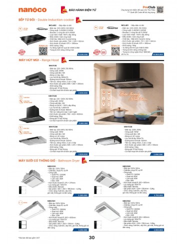 CATALOGUE THIẾT BỊ ĐIỆN PANASONIC & NANOCO T10.2026