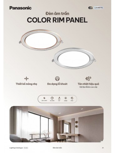 CATALOGUE ĐÈN PANASONIC THÁNG 06 - 2026