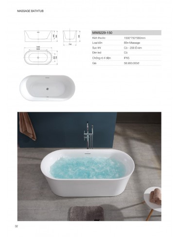 CATALOGUE BỒN TẮM MOWOEN 2026