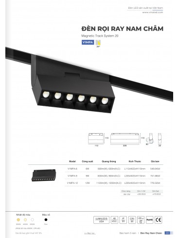 CATALOGUE ĐÈN VINALED 2025 - 2026