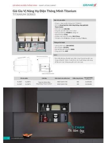 CATALOGUE THIẾT BỊ PHỤ KIỆN BẾP GRANDX 2026