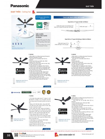 CATALOGUE THIẾT BỊ ĐIỆN PANASONIC & NANOCO T04.2026