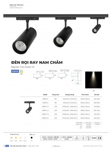 CATALOGUE ĐÈN VINALED 2025 - 2026
