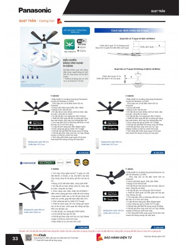 CATALOGUE THIẾT BỊ ĐIỆN PANASONIC & NANOCO T07.2026