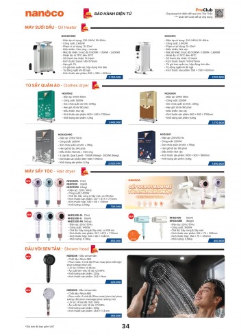 CATALOGUE THIẾT BỊ ĐIỆN PANASONIC & NANOCO T10.2026