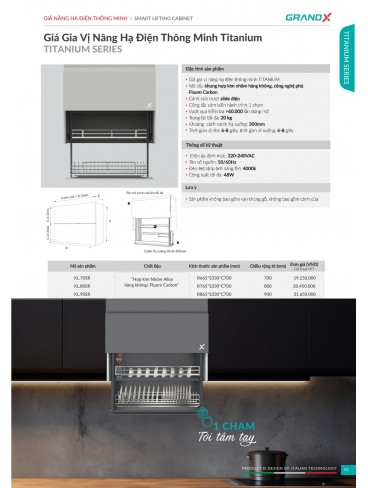 CATALOGUE THIẾT BỊ PHỤ KIỆN BẾP GRANDX 2026